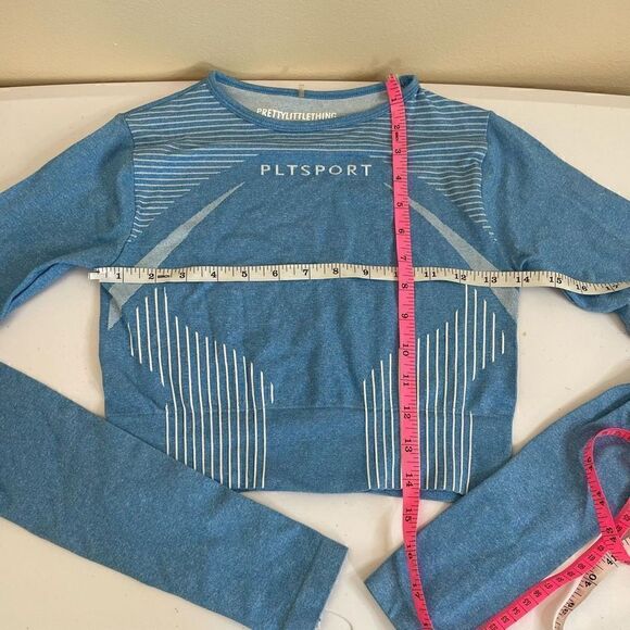 New!PrettyLittleThing| Activewear Set| Steel blue - Picture 2 of 11